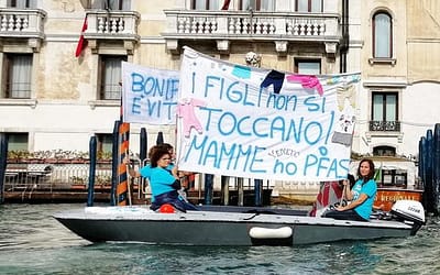 Oggi Legambiente a Venezia a fianco dei cittadini avvelenati dai Pfas