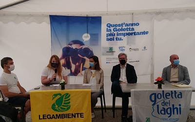 Il monitoraggio della Goletta dei Laghi di Legambiente sul Lago Santa Croce