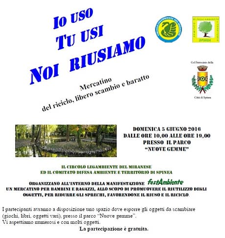 Ritaglio IO USO TU RIUSI per facebook
