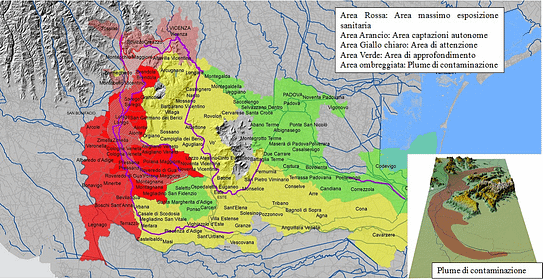 Mappa Area di Contaminazione